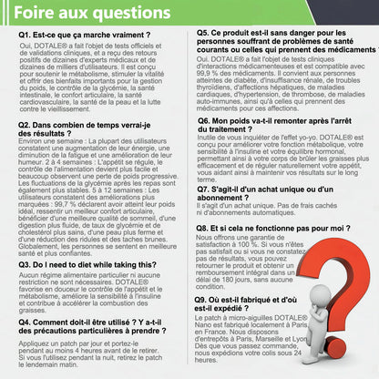 𝑫𝑶𝑻𝑨𝑳𝑬® 𝑷𝒂𝒕𝒄𝒉 𝑵𝒂𝒏𝒐 𝑴𝒊𝒄𝒓𝒐-𝒂𝒊𝒈𝒖𝒊𝒍𝒍𝒆𝒔 𝑴é𝒕𝒂𝒃𝒐𝒍𝒊𝒒𝒖𝒆 🇫🇷(𝐔𝐧𝐞 𝐬𝐞𝐮𝐥𝐞 𝐟𝐨𝐢𝐬 𝐩𝐚𝐫 𝐣𝐨𝐮𝐫, 𝐝𝐞𝐬 𝐜𝐡𝐚𝐧𝐠𝐞𝐦𝐞𝐧𝐭𝐬 𝐯𝐢𝐬𝐢𝐛𝐥𝐞𝐬 𝐞𝐧 7 𝐣𝐨𝐮𝐫𝐬)  𝘽𝙚𝙧𝙗é𝙧𝙞𝙣𝙚 + 𝙈𝙤𝙧𝙞𝙣𝙜𝙖 𝙁𝙤𝙧𝙢𝙪𝙡𝙖  ✅ Pour l’obésité, la peau relâchée, le diabète, l’apnée du sommeil, les problèmes articulaires, et plus encore💥