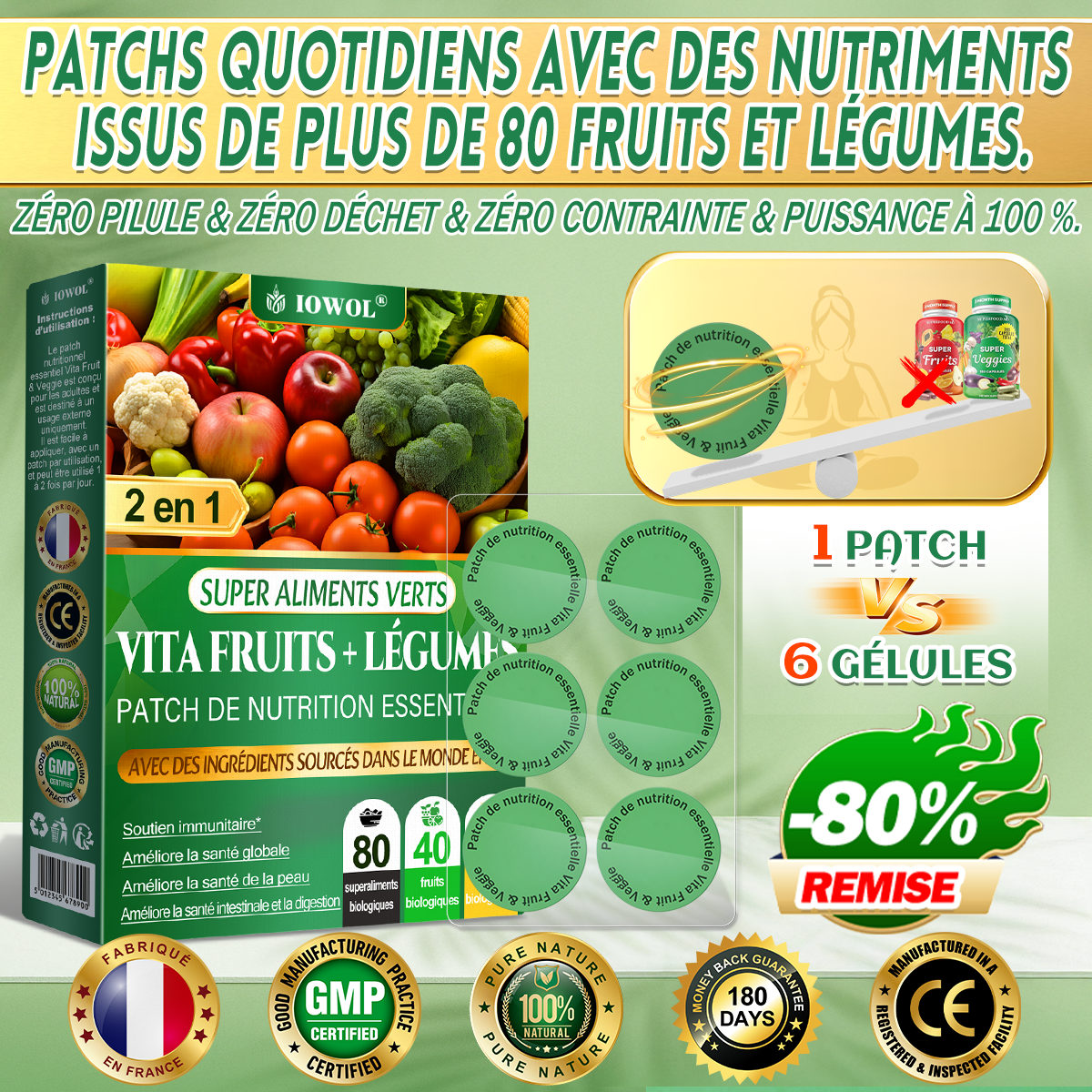 FR Patch Nutritivo Essenziale Vita Frutta e Verdura